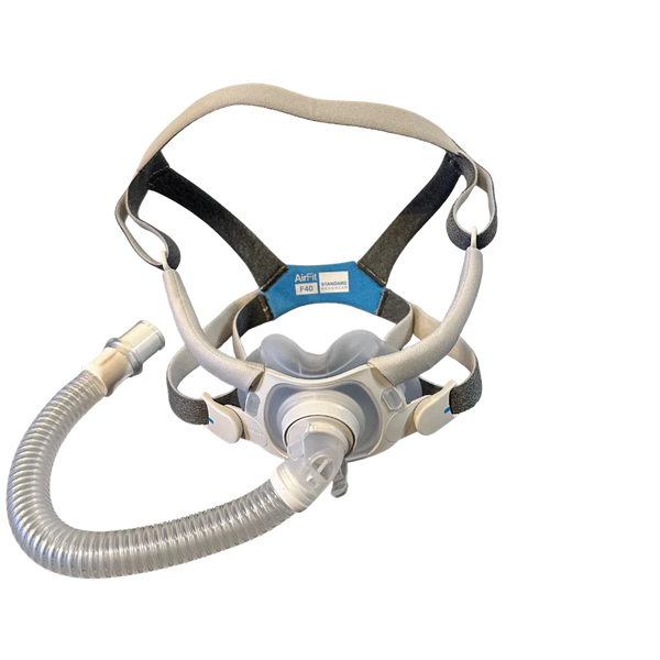 Mascarilla CPAP integral AirFit™ F40 de ResMed con arnés