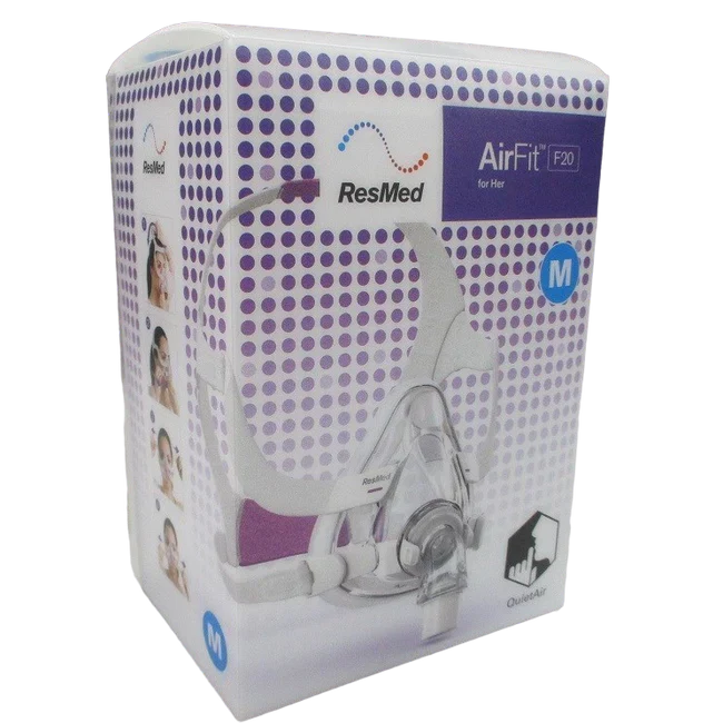 Sistema Completo de Máscara CPAP ResMed AirFit F20 para Ella